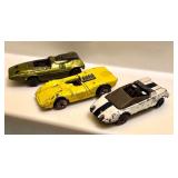 Set of 3 Vintage Red Line Hot Wheels Cars: Jack Rabbit Special, Peepin Bomb, and Ferrari 312P