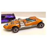 Set of 4 Vintage Redline Hot Wheels Cars: AMX/2, Twin Mill, The Demon, Torino Stocker