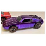 Set of 4 Vintage Redline Hot Wheels Cars: AMX/2, Twin Mill, The Demon, Torino Stocker