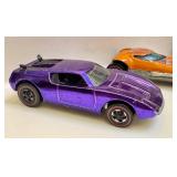 Set of 4 Vintage Redline Hot Wheels Cars: AMX/2, Twin Mill, The Demon, Torino Stocker