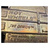 Set of 4 Vintage Redline Hot Wheels Cars: AMX/2, Twin Mill, The Demon, Torino Stocker