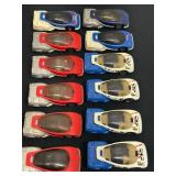 Collection of 18 Hot Wheels Speed Fleet Series Alien Diecast Cars