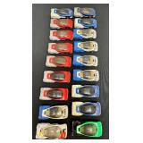 Collection of 18 Hot Wheels Speed Fleet Series Alien Diecast Cars