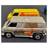 Set of 3 Vintage Hot Wheels Super Vans Including Paramedic