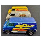 Set of 3 Vintage Hot Wheels Super Vans Including Paramedic