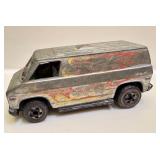 Vintage Hot Wheels Poison Pinto and Red Lines Super Van Diecast Cars