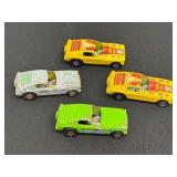 Set of 4 Vintage Hot Wheels Show Hoss II Diecast Cars, Varying Wear