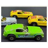 Set of 4 Vintage Hot Wheels Show Hoss II Diecast Cars, Varying Wear
