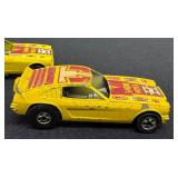 Set of 4 Vintage Hot Wheels Show Hoss II Diecast Cars, Varying Wear