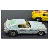 Set of 4 Vintage Hot Wheels Show Hoss II Diecast Cars, Varying Wear