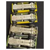Set of 4 Vintage Hot Wheels Show Hoss II Diecast Cars, Varying Wear