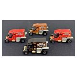 Set of 4 Vintage Hot Wheels T-Totaller Diecast Trucks