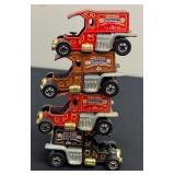 Set of 4 Vintage Hot Wheels T-Totaller Diecast Trucks