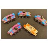 Set of 5 Vintage 1998 Hot Wheels Radar Rangers Diecast Vehicles