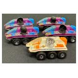 Set of 5 Vintage 1998 Hot Wheels Radar Rangers Diecast Vehicles