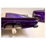 2 Vintage Hot Wheels Redlines Cars: Classic Ford Coupe and 57 T-Bird Purple