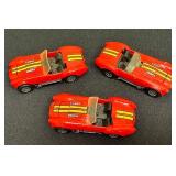 Set of 3 Vintage Hot Wheels Cobra Diecast Cars
