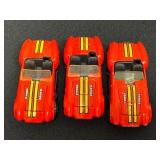 Set of 3 Vintage Hot Wheels Cobra Diecast Cars