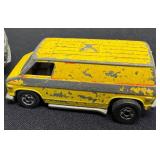 Set of 6 Vintage Hot Wheels Super Vans including Vintager Hot Wheels Paramedic Van