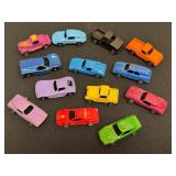 Lot of 13 Vintage Tootsie Toy Diecast Cars Assorted Colors