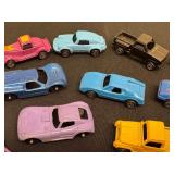 Lot of 13 Vintage Tootsie Toy Diecast Cars Assorted Colors