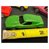 Lot of 13 Vintage Tootsie Toy Diecast Cars Assorted Colors