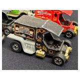 Lot of 9 Vintage A-Ok and T-Totaller Diecast Cars Assorted Colors