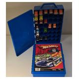 LR - Hot Wheels 48-Car Carrying Case with 20 Peterbilt Tanker Trucks and 1 Empty 48-Car Case