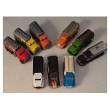 LR - Hot Wheels 48-Car Carrying Case with 20 Peterbilt Tanker Trucks and 1 Empty 48-Car Case