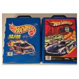 LR - Hot Wheels 48-Car Carrying Case with 20 Peterbilt Tanker Trucks and 1 Empty 48-Car Case