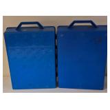 LR - Hot Wheels 48-Car Carrying Case with 20 Peterbilt Tanker Trucks and 1 Empty 48-Car Case