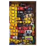LR - 2 Flats of Loose Hot Wheels Diecast Cars Collection
