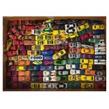 LR - 2 Flats of Loose Hot Wheels Diecast Cars Collection