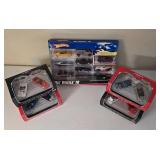 LR - Hot Wheels 10-Car Gift Pack and Corvette Showcase Sets New in Boxes