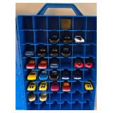 LR - Hot Wheels Showcase Set with 48-Car Carrying Case, Good Year Tire Case, Multiple Cars and Giftpack