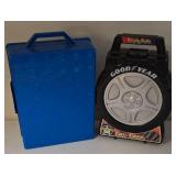 LR - Hot Wheels Showcase Set with 48-Car Carrying Case, Good Year Tire Case, Multiple Cars and Giftpack