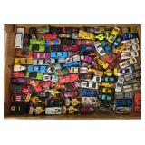 LR - 2 Flats of Loose Hot Wheels Diecast Cars Collection