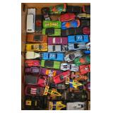 LR - 2 Flats of Loose Hot Wheels Diecast Cars Collection