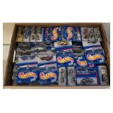 LR - Box of Hot Wheels Diecast Cars in Original Packaging