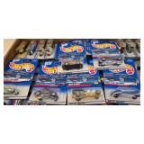 LR - Box of Hot Wheels Diecast Cars in Original Packaging