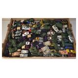 LR - Large Collection of Loose Used Hot Wheels Cars and Military Vehicles
