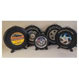 LR - Set of 5 Vintage Mattel Hot Wheels Super Rally Car Carrying Cases
