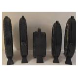 LR - Set of 5 Vintage Mattel Hot Wheels Super Rally Car Carrying Cases