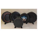 LR - Set of 5 Vintage Mattel Hot Wheels Super Rally Car Carrying Cases