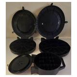 LR - Set of 5 Vintage Mattel Hot Wheels Super Rally Car Carrying Cases