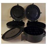 LR - Set of 5 Vintage Mattel Hot Wheels Super Rally Car Carrying Cases