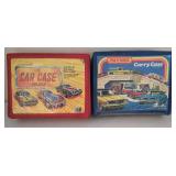 LR - Matchbox and Tara Toy 48-Car Cases with Construction Hot Wheels Collection