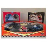 LR - Hot Wheels Collector Corvette Showcase and 1957 Chevy 40th Anniversary Sets in Original Packaging