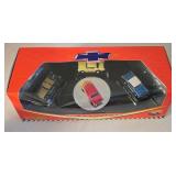 LR - Hot Wheels Collector Corvette Showcase and 1957 Chevy 40th Anniversary Sets in Original Packaging