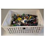 LR - Collection of Loose Used Hot Wheels Cars in Storage Bin